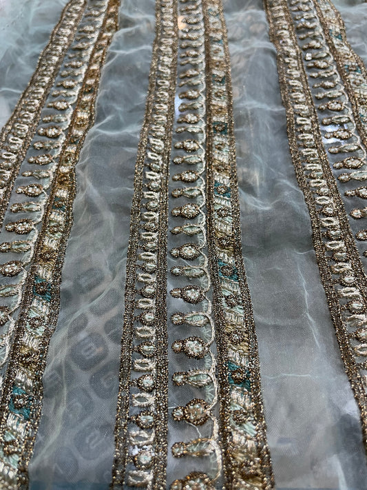 Copper Embroidery Border