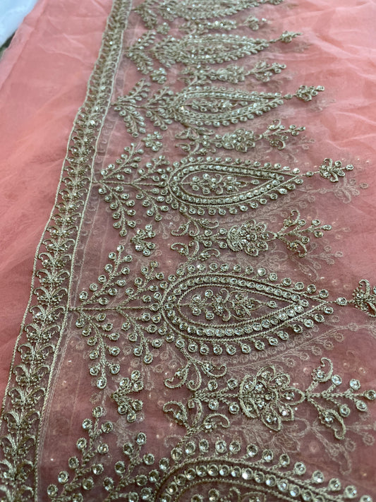 Golden Embroidery Border